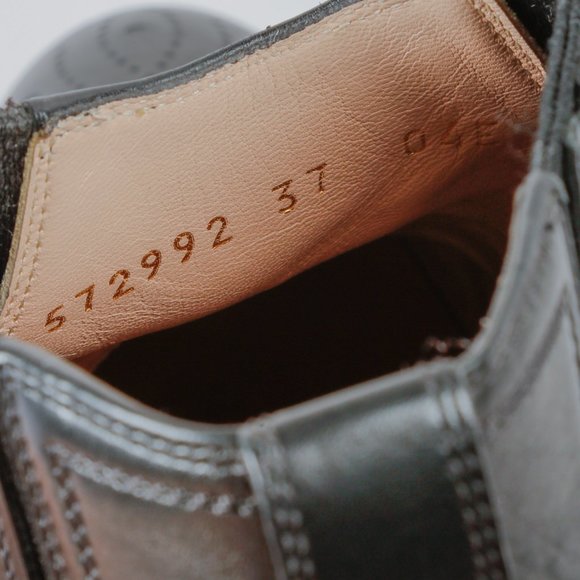 SOLD Gucci G Brogue Leather Ankle Boots - Picture 12 of 12